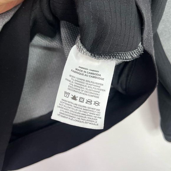 NIKE DRI- FIT Black and Gray Performance Hoodie Size Small - Picture 7 of 8